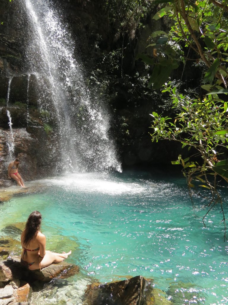 Cachoeira Santa Bárbara - Cavalcante GO - Chapada dos Veadeiros